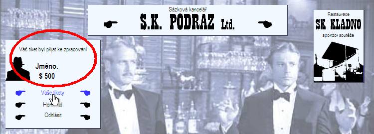 nápověda s.k. Podraz